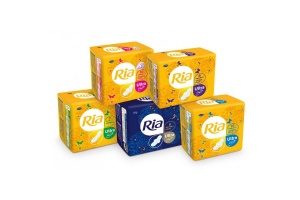 Vložky s přídavkem pravého hedvábí a vitaminu E Menstruační vložky Ria Ultra Silk